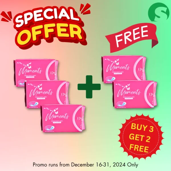 3+2 Special Offer Moments Pantyliners